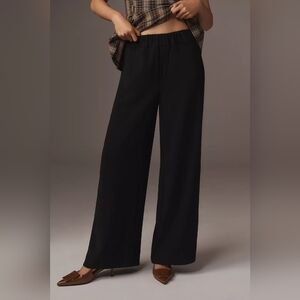 By Anthropologie Soft Pull-On Pants Medium (Black/Dark Navy)